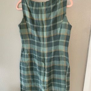 Ralph Lauren plaid green dress